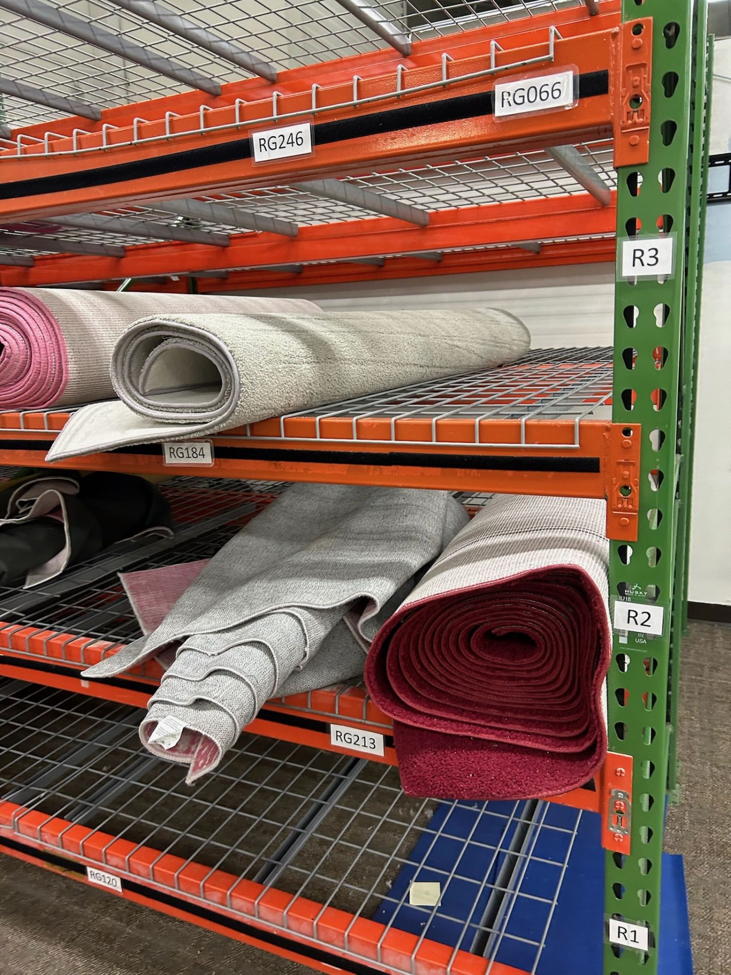 Lowe's Rug Racks 201 in long, 8ft tall