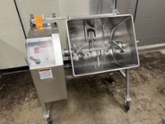 Daniels DX-200-3 Stainless Steel Horizontal Tilting Paddle Mixer 26 x 20 x 22 In., SS bowl 2S/N: