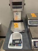 (3) Digital Table Top Scales (1) Weightronics, model 3275, 12 Pound x 0.075 Capacity, (1) US