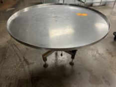 48 In. Stainless Steel Rotary Accumulation Table Motor and Drive, Speed Controller 259