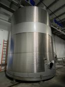 26,000 Gallon (838 BBL) (Westec S/S Vertical Jacketed Storage Tank. Truncated Top and Flat Sloping