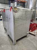 550 Gallon Maximum Capacity Metalcraft Stainless Steel Beverage Tank TranStore 518675 304 SS, Top