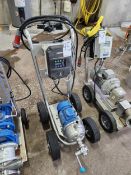 Portable Pump Cart Stainless Steel Pump, On Wheels, No Manufacturer Plate, Estimated 1 HP Electric