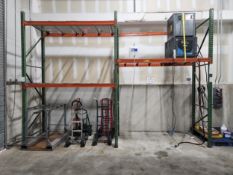 Wireway Husky Pallet Racking 5047 Tear Drop Style, Consisting of; 3ea. 12 Ft. x 42 In. Upright