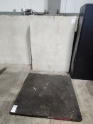 Rice Lake Platform Scale 480Plus-2A Readout, 4X4HP-5K Diamond Plate Platform Platform Scale ; Hours: