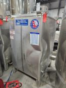 550 Gallon Maximum Capacity Metalcraft Stainless Steel Beverage Tank TranStore 518675 304 SS, Top