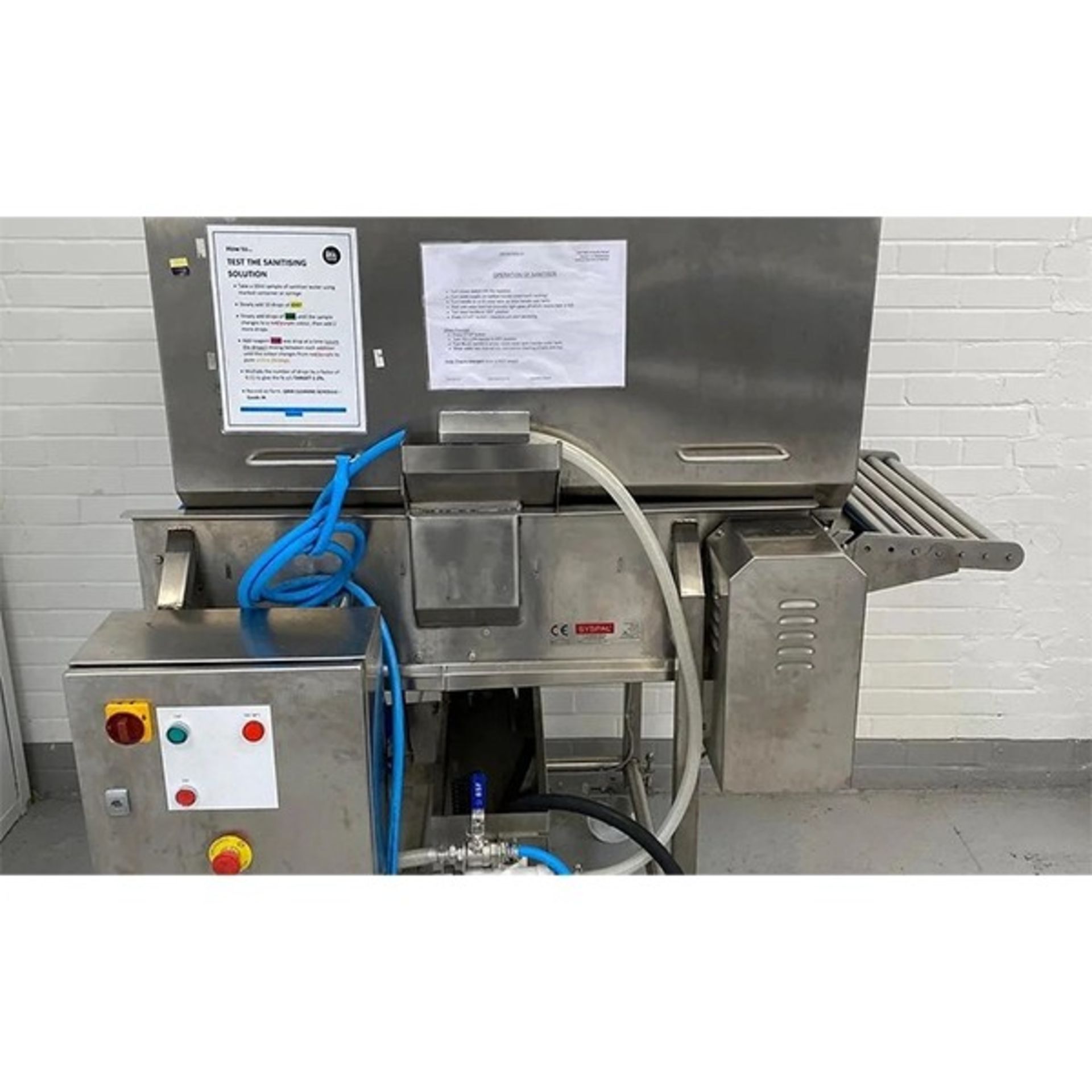 Syspal CM Process Solutions Sanitizing Tunnel Conveyor, Good Working ...