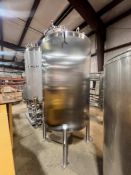 HCI Aprox. 600 gal. Dome-Top, Dome Bottom Vertical Single Shell Tank, Model PRS-A, S/N 29347-L25 -