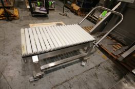 4' L x 26" W x 24" W H Portable S/S Cheese Block Conveyor, with Teflon Rollers, Includes Pallet of
