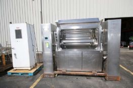 Peerless Triple Roller Bar S/S Dough Mixer, Model 16 SB, SN 85024, with 100 hp 2775 rpm Motor, 208-