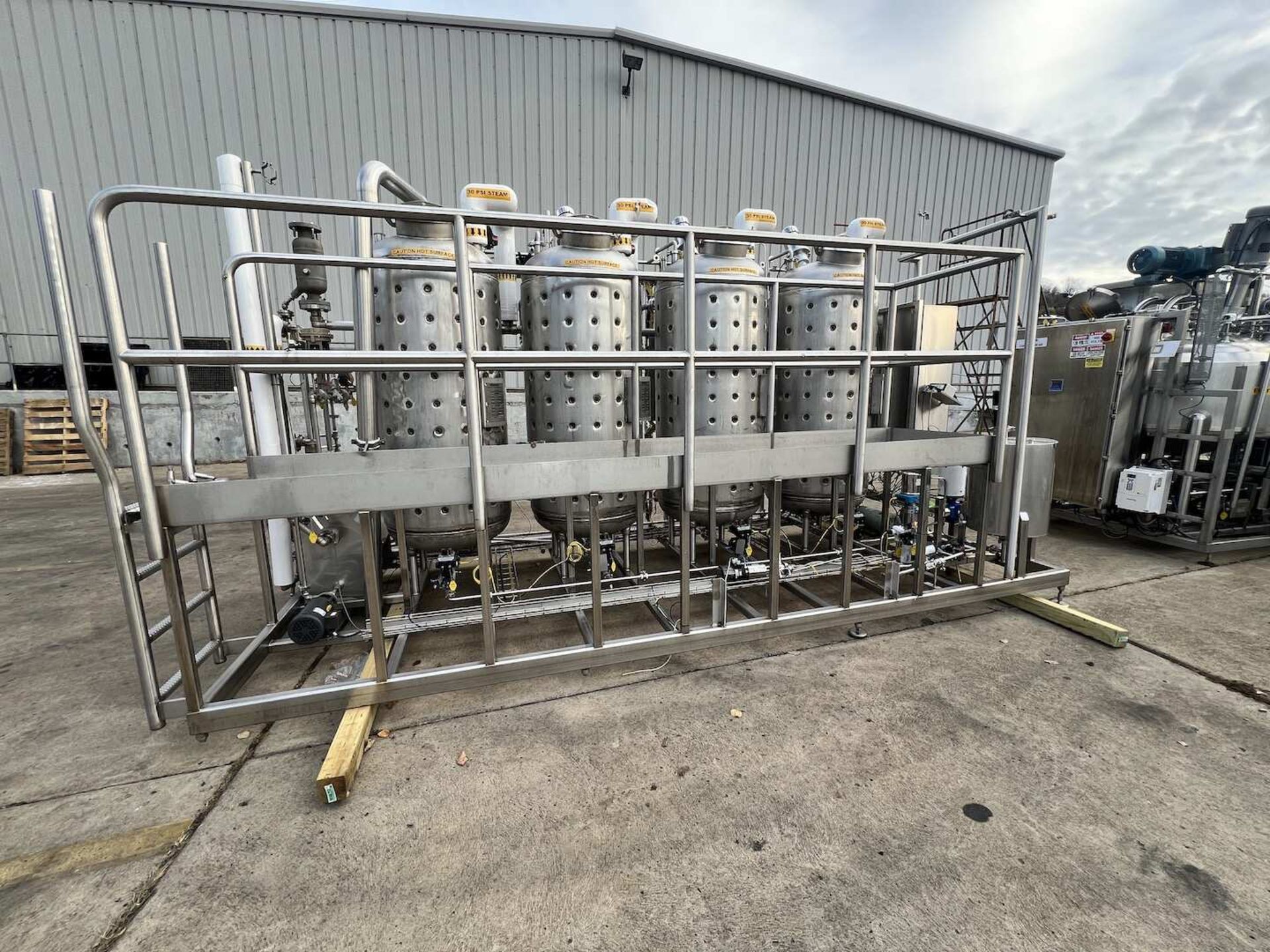 2010 S/S Reactor Skid System with (4) Buckeye Aprox. 200 Gal. Jacketed S/S Tanks - Image 12 of 23