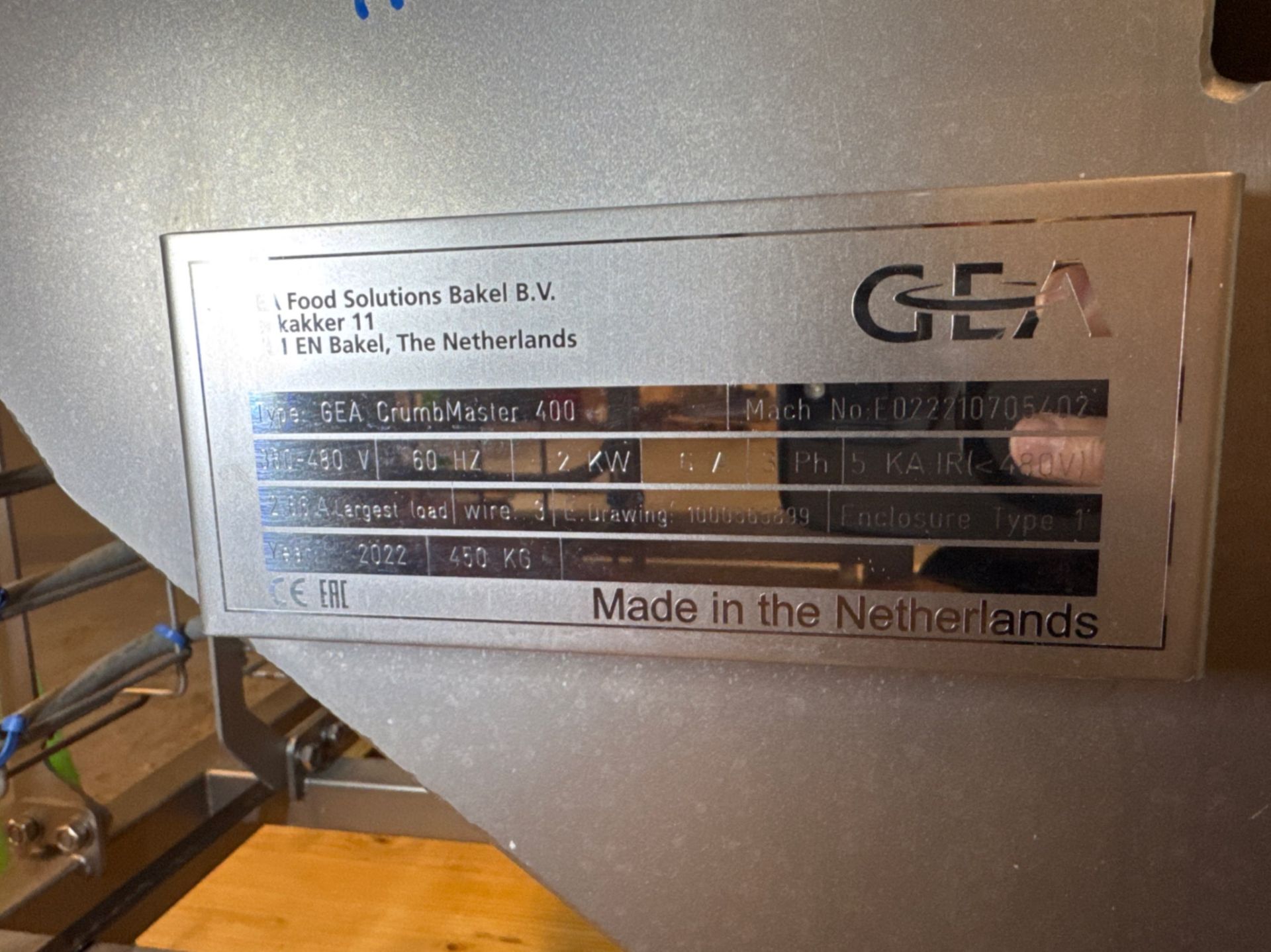 2022 GEA CrumbMaster 400 S/S Breading Machine - Image 13 of 15