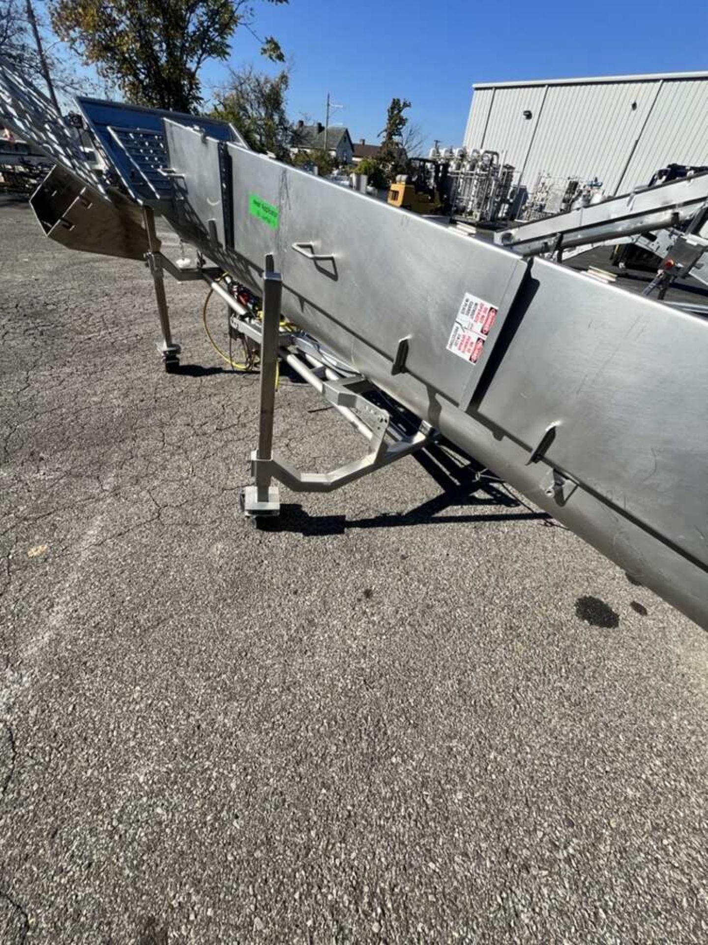 MARCHANT SCHMIDT 13 FT L PORTABLE INCLINED S/S AUGER CONVEYOR - Image 7 of 25