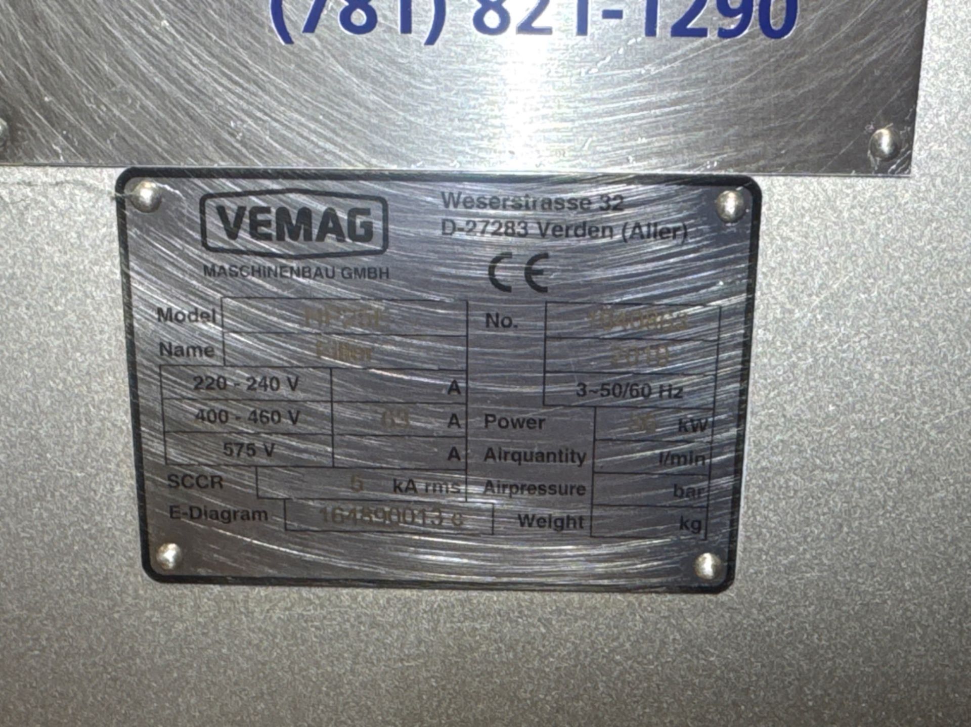 VEMAG HPE VACUUM FILLING MACHINE - Image 7 of 10