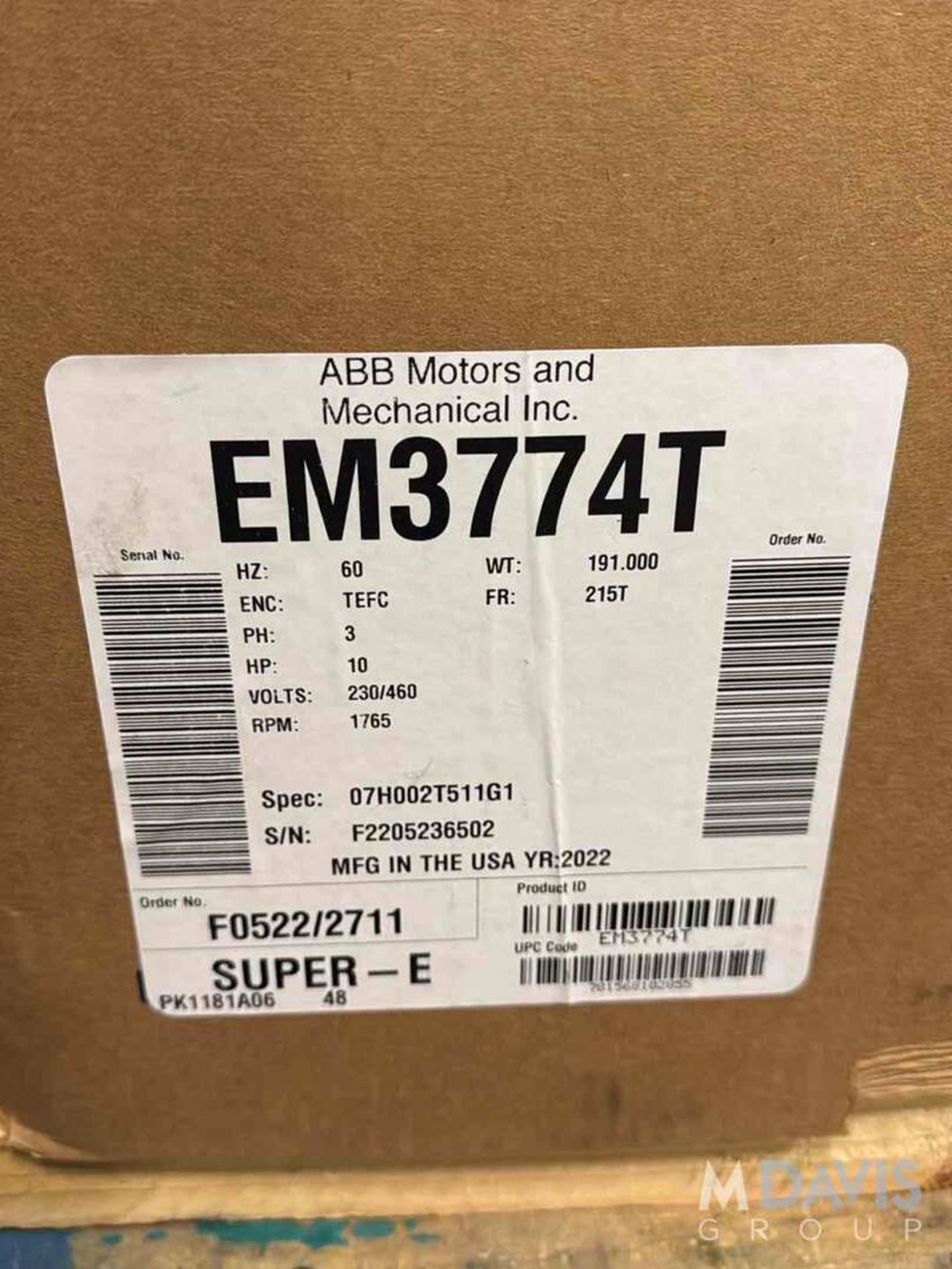 BRIDGE PATTY FORMER DRIVES & MOTORS FOR #3 - Image 7 of 11