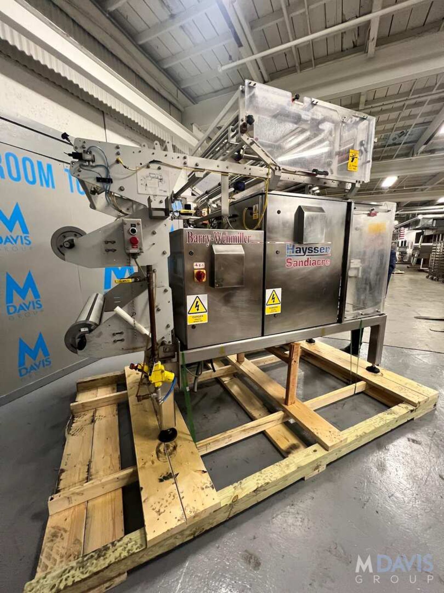 BARRY-WEHMILLER HAYSSEN SANDIACRE VERTICAL FORM FILL SEAL BAGGER, MODEL NOVUS 350, S/N MCHSP03462 ( - Image 7 of 18