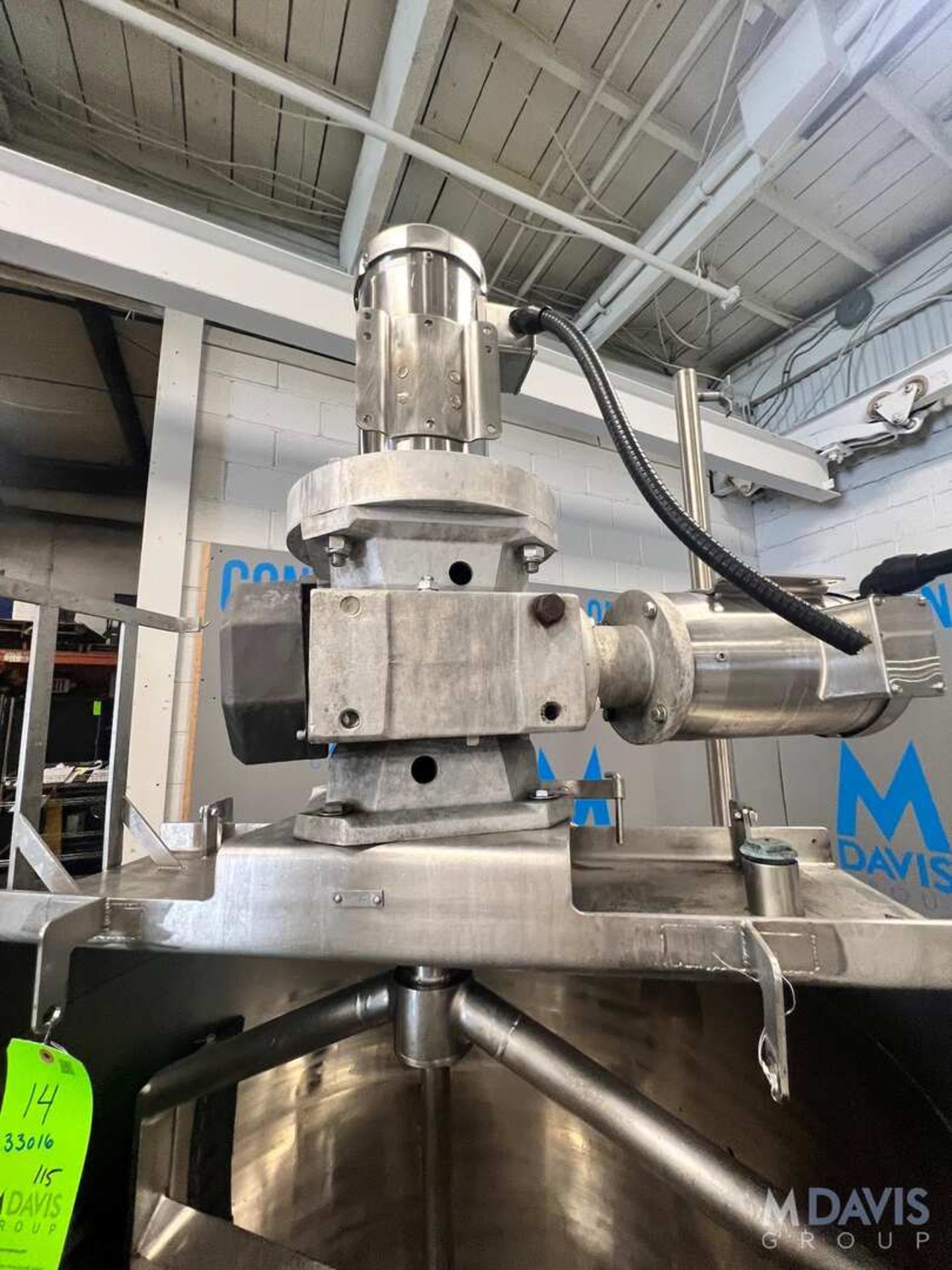 GROEN S/S DUAL MOTION JACKETED KETTLE, SWEEP SCRAPE AGITATION AND PROP STYLE AGITATION (INVENTORY # - Image 22 of 27