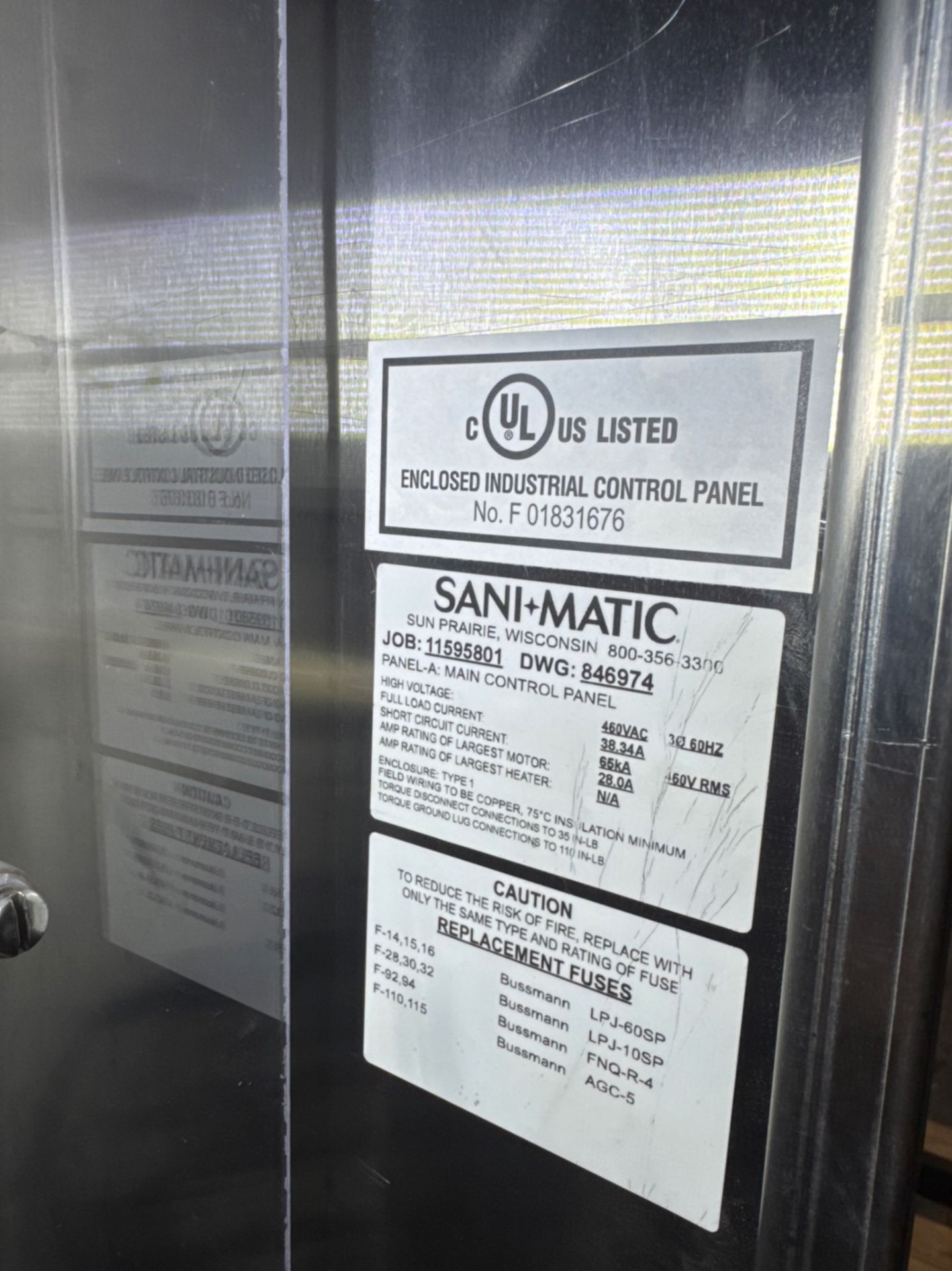 2021 Sani Matic S/S Tunnel Washer - Image 17 of 19