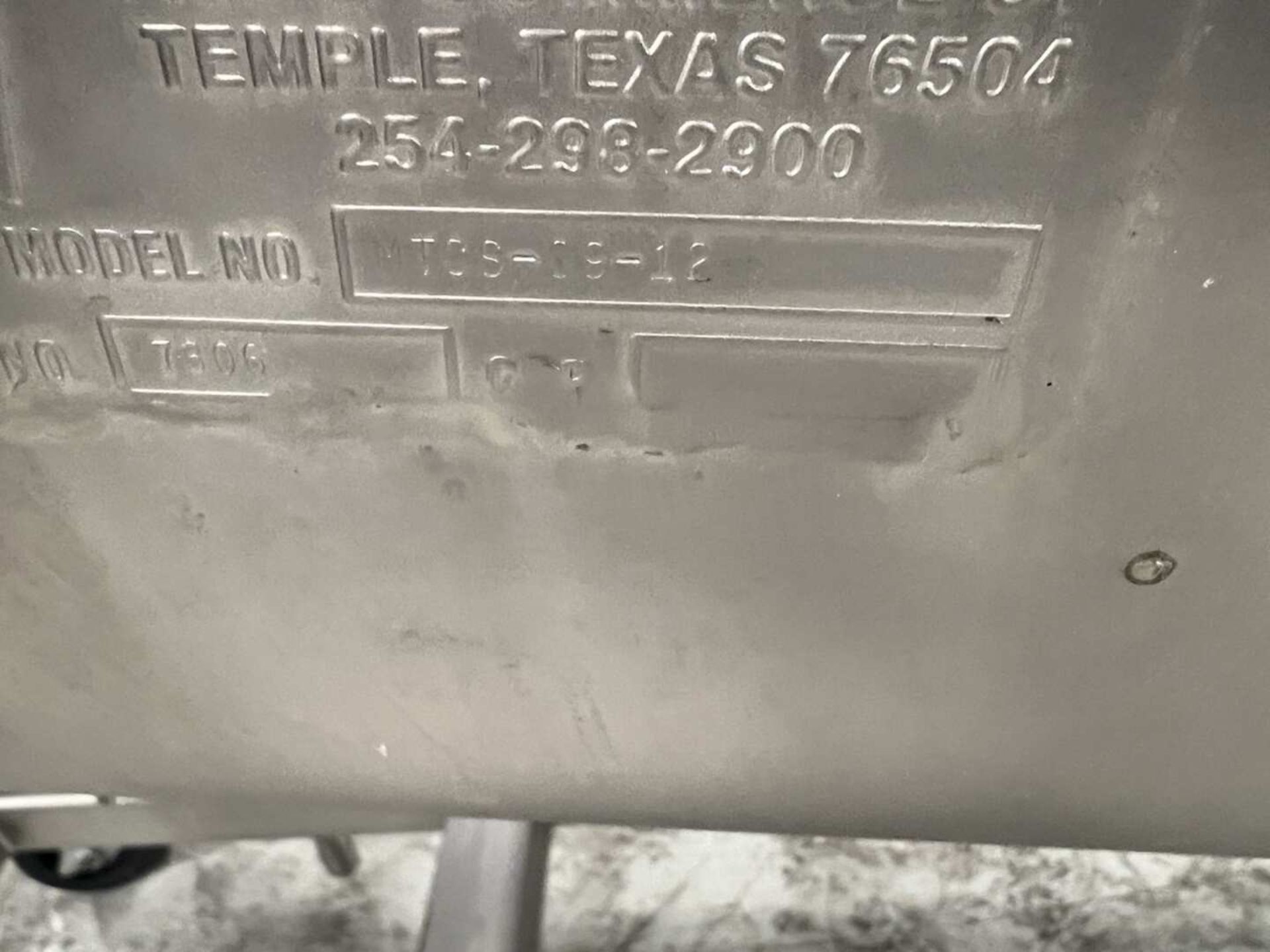 MTC 13 FT L PORTABLE INCLINED S/S AUGER CONVEYOR / HOPPER - Image 27 of 30