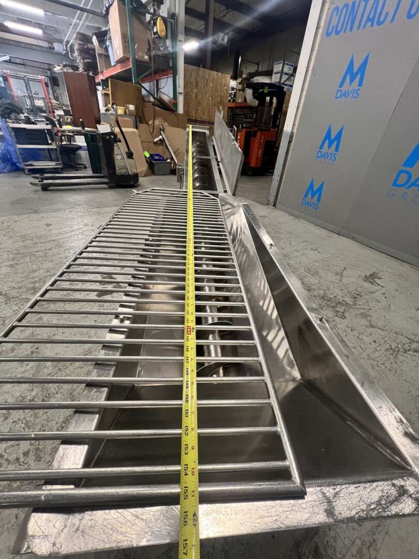 MTC 13 FT L PORTABLE INCLINED S/S AUGER CONVEYOR / HOPPER - Image 19 of 30