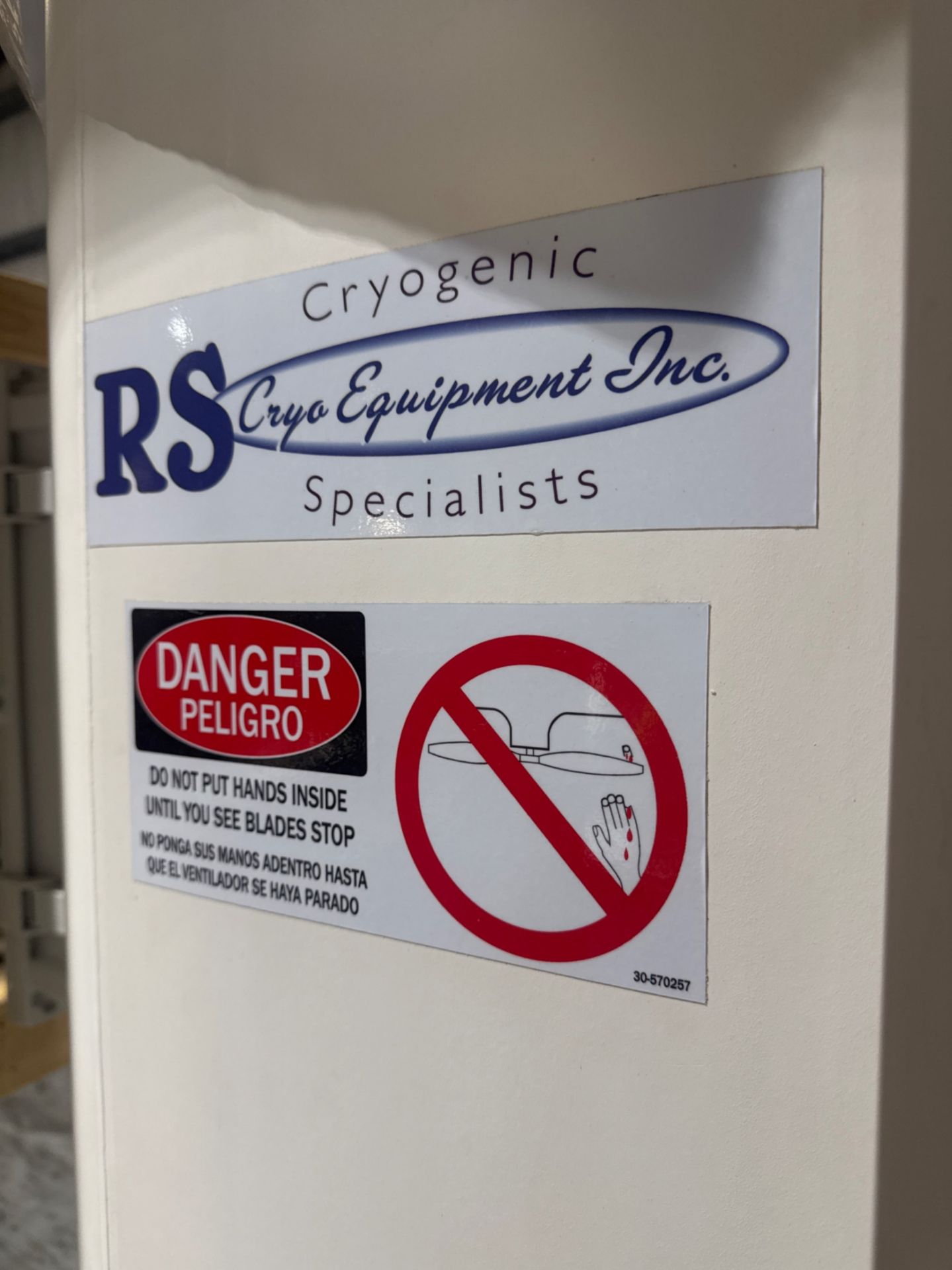 2019 RS Cryogenic Equipment Inc. Cabinet Freezer - Image 5 of 10