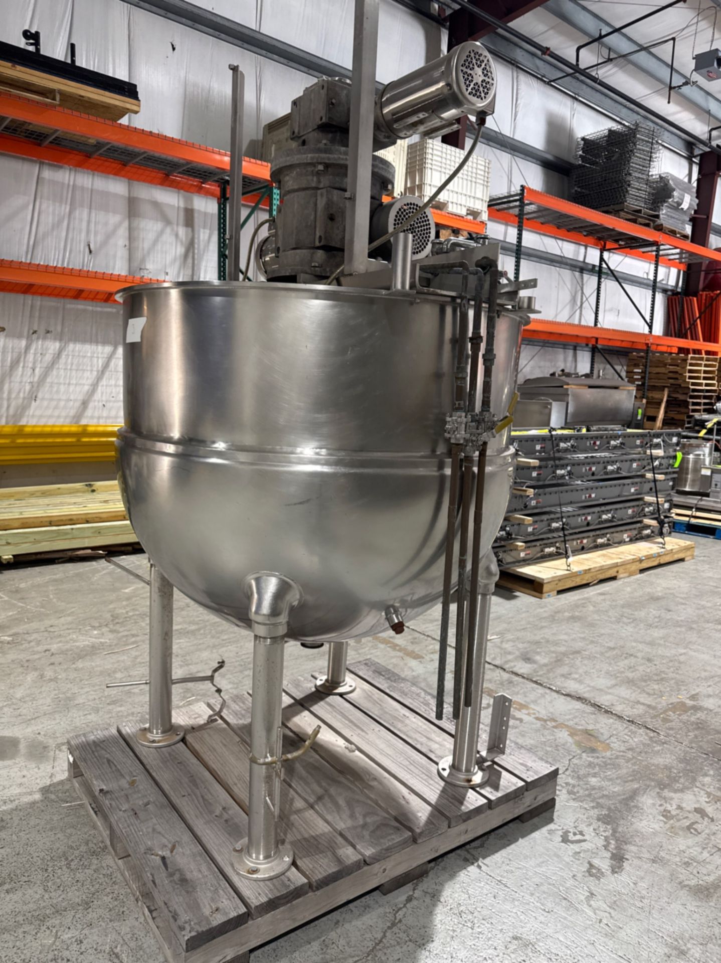 GROEN 300 GALLON JACKETED S/S KETTLE - Image 6 of 10