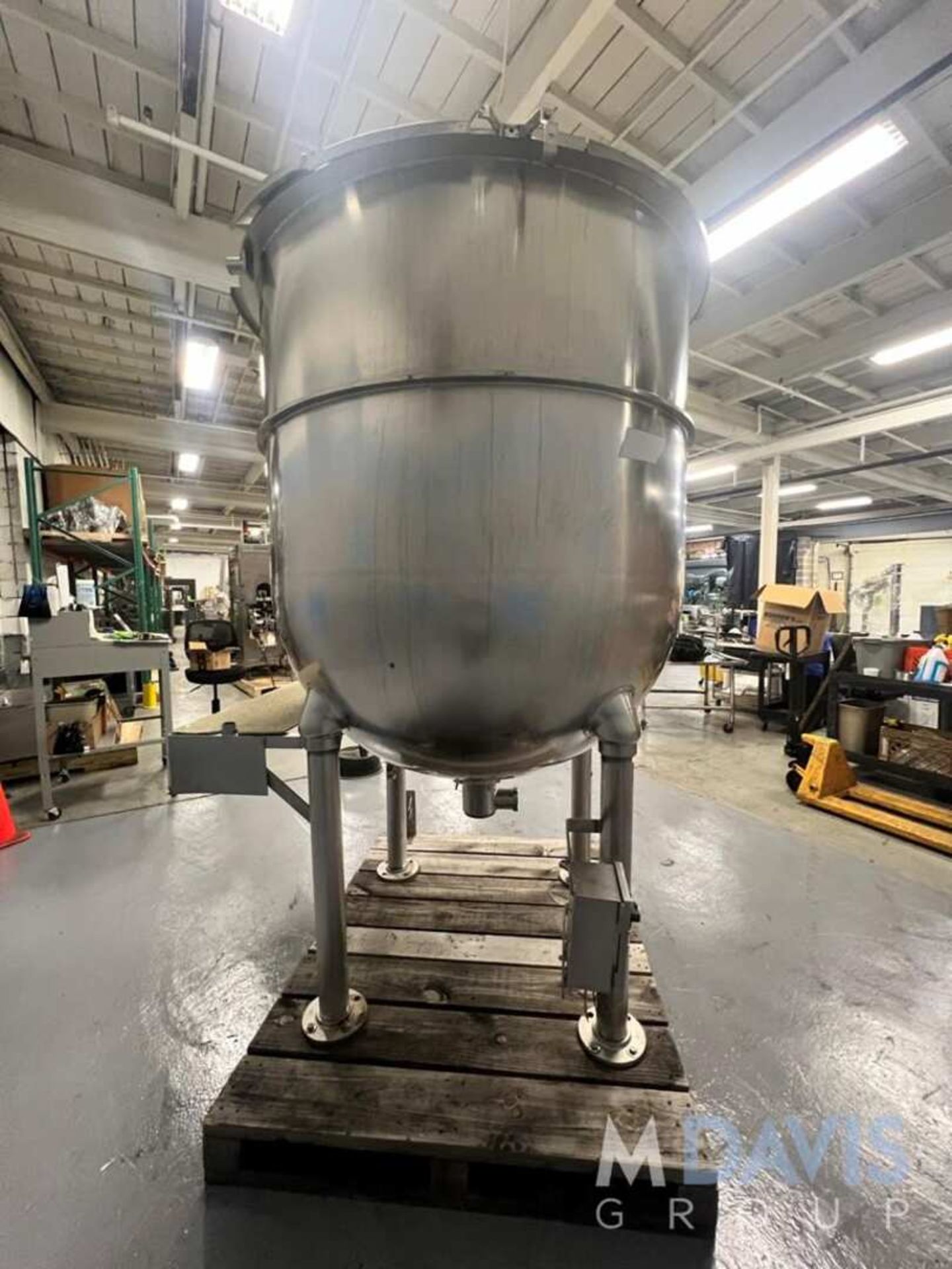 GROEN 300 GALLON 316L S/S KETTLE, MODEL N-300 SP, S/N 125382, (INVENTORY # ) (LOCATED @ MDG SHOWROO - Image 9 of 10