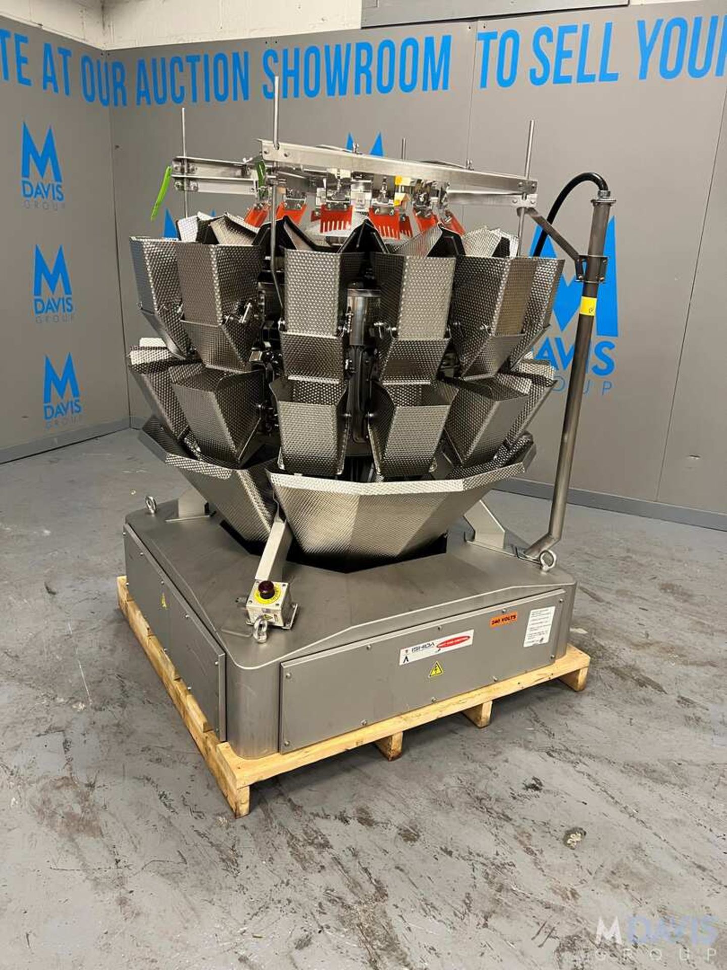 2014 ISHIDA 14-BUCKET ROTARY SCALE, S/N 200746301, MODEL CCW-RV-214W-1S/30-HORDER NUMBER 2013039423