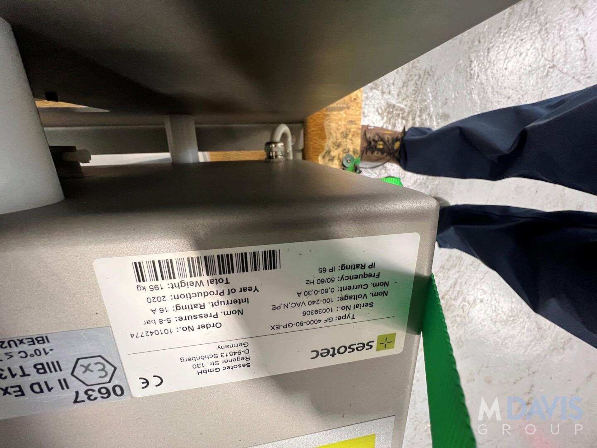 NEW FOREIGN BODY DETECTION SYSTEM INCLUDING 2020 SESOTEC FLOW THROUGH METAL DETECTOR, TYPE GF 4000-8 - Image 6 of 19