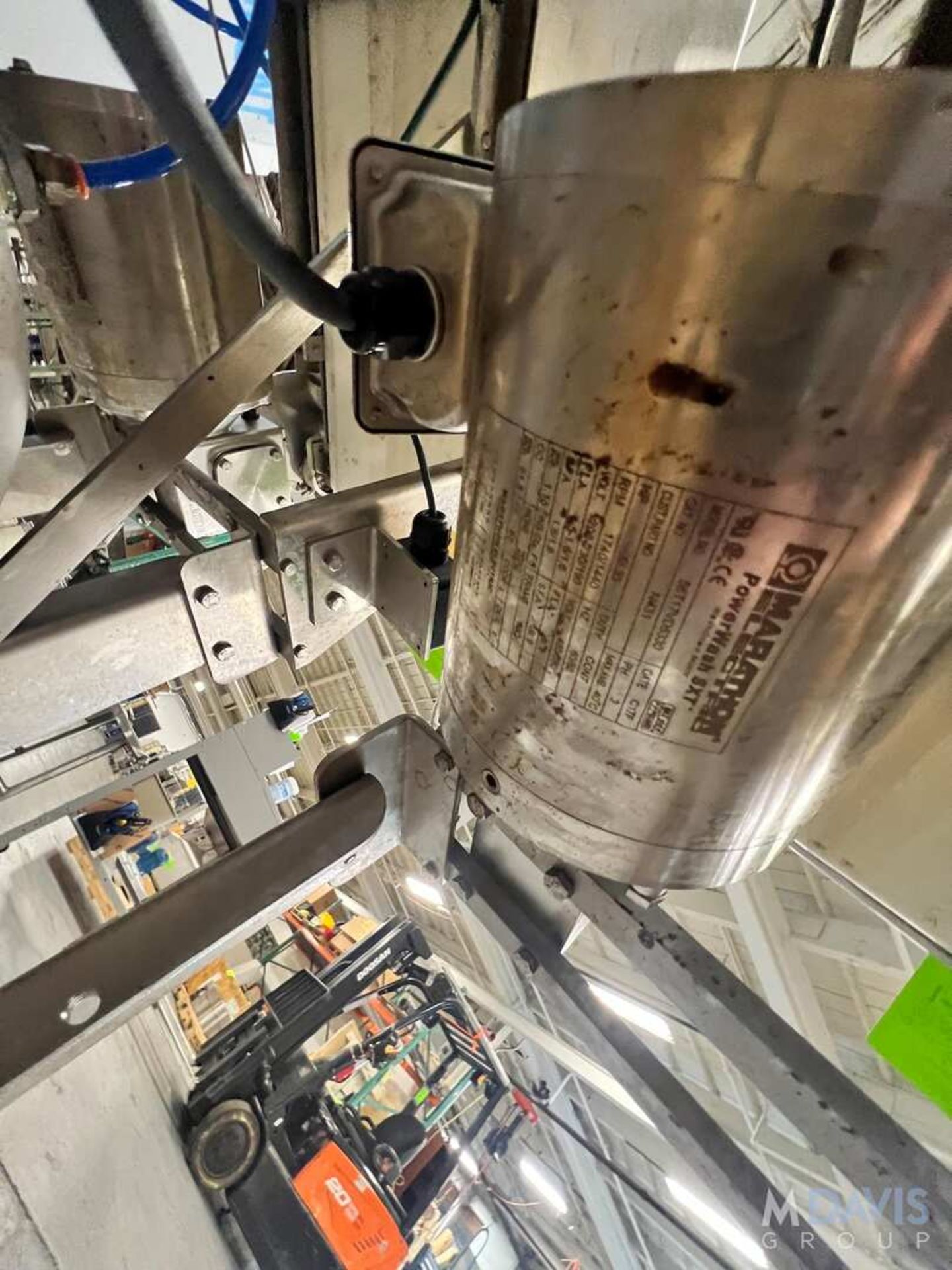 S/S CONVEYOR WITH LENZE AC TECH VARIABLE SPEED CONTROLLER, APPROX. 80 IN. L X 12 IN. W, WITH MARATHO - Image 4 of 12