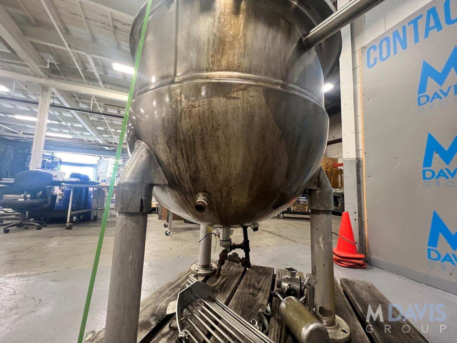 GROEN S/S DUAL MOTION JACKETED KETTLE, SWEEP SCRAPE AGITATION AND PROP STYLE AGITATION (INVENTORY # - Image 19 of 27