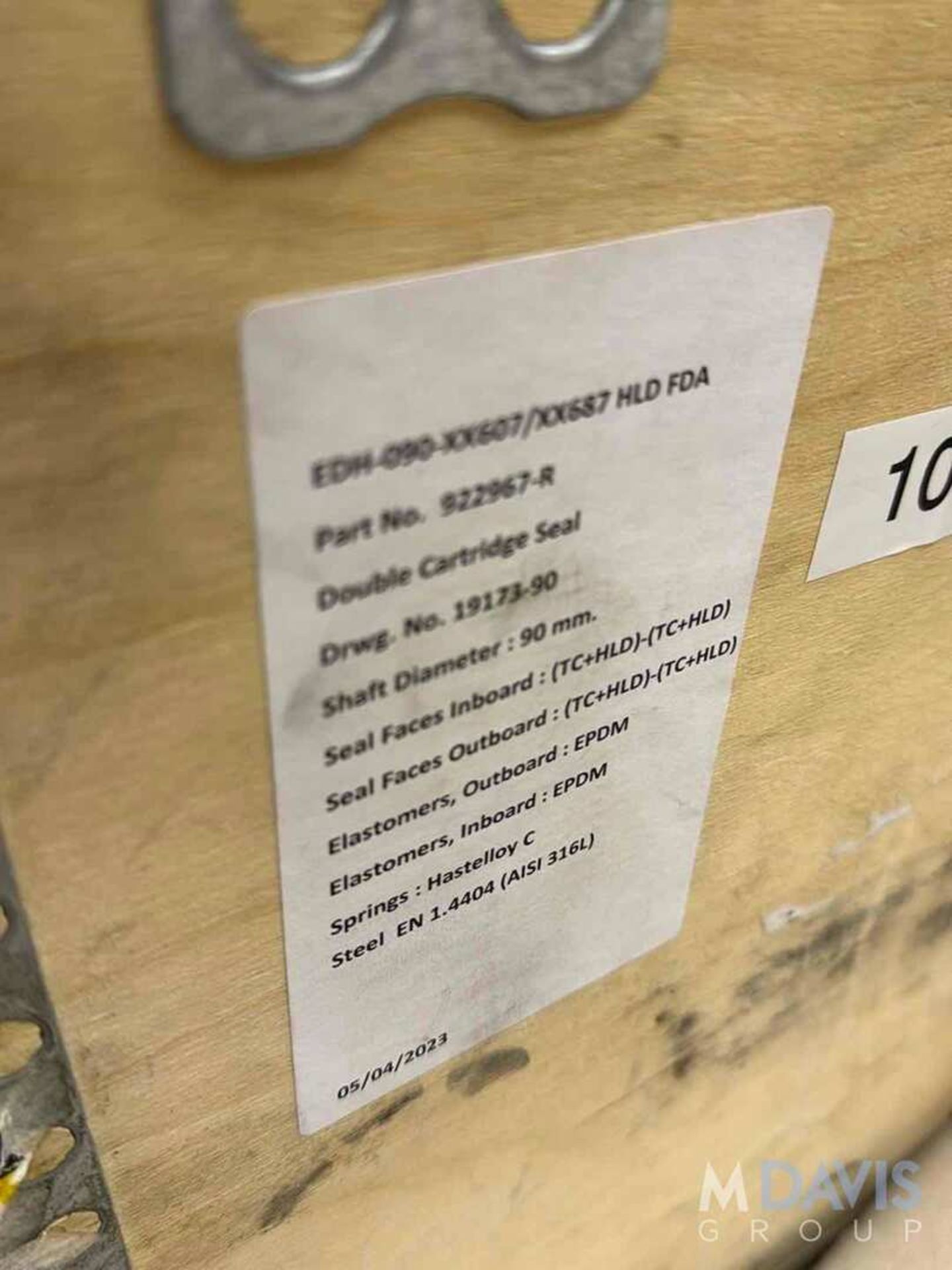 LOT OF (4) HUHNSEAL SIEFER EMULSIFIER SEALS - Image 7 of 9