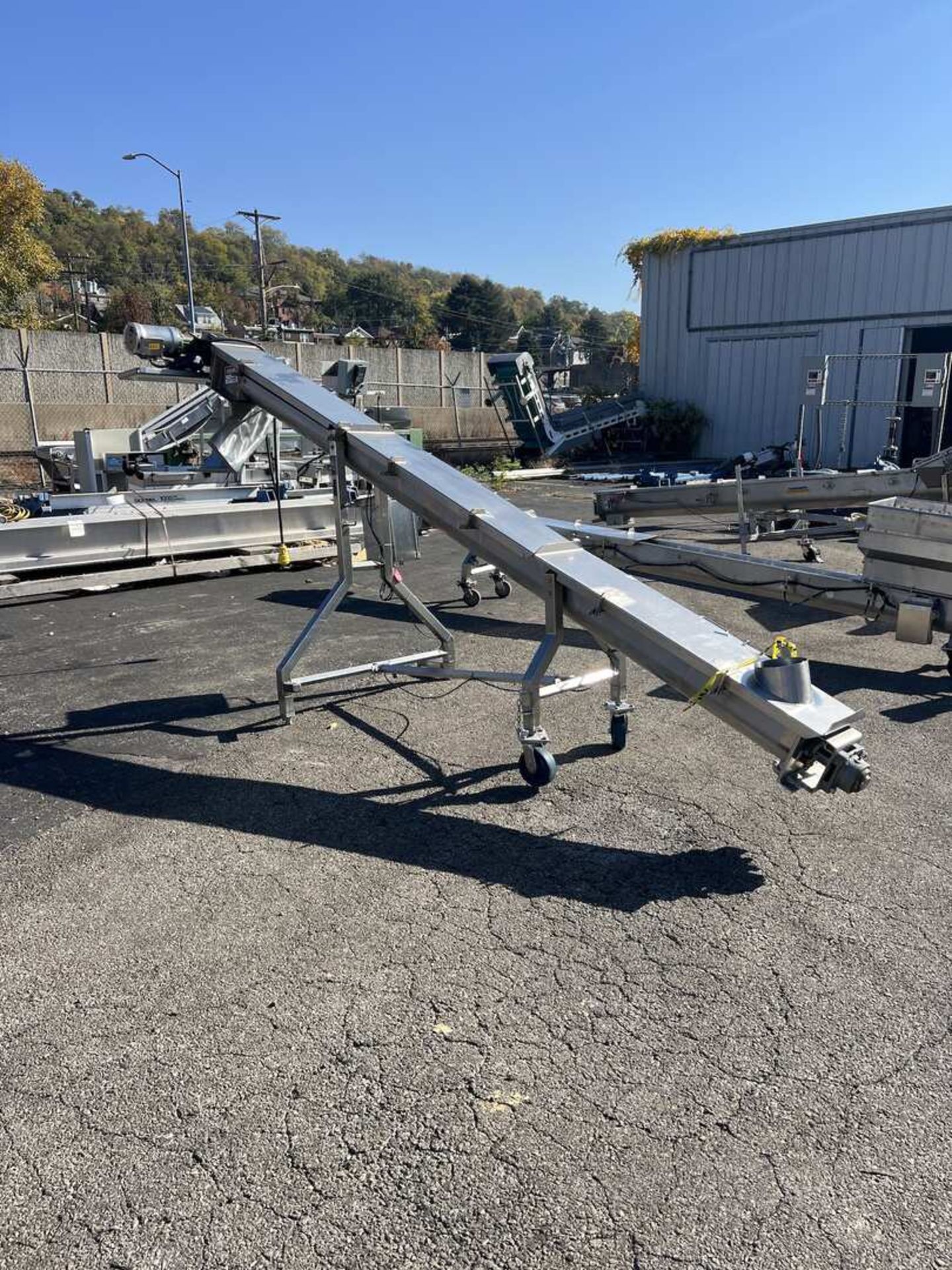 13 FT L PORTABLE INCLINED S/S AUGER CONVEYOR - Image 3 of 28