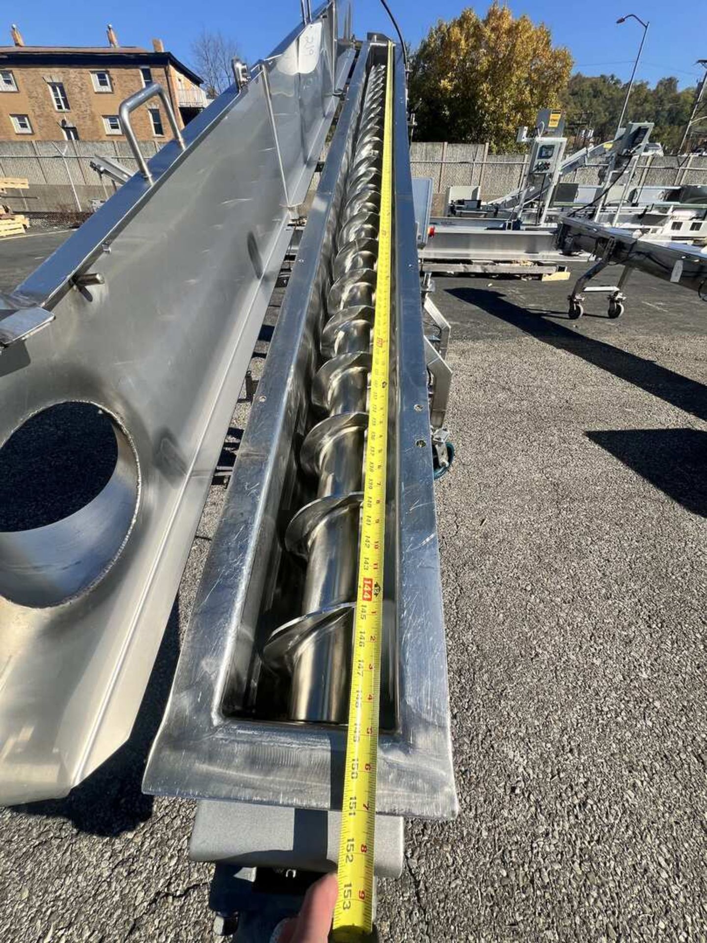 13 FT L PORTABLE INCLINED S/S AUGER CONVEYOR - Image 12 of 28