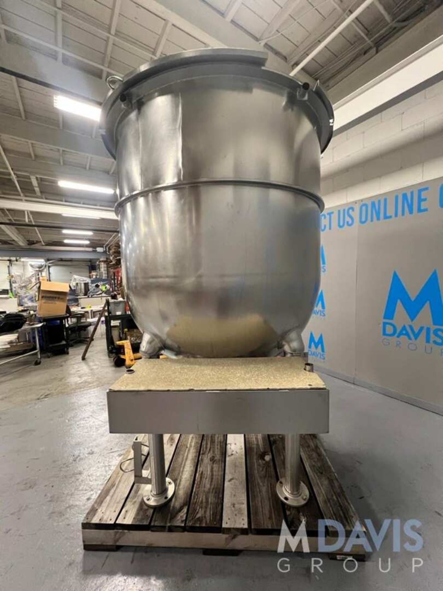 GROEN 300 GALLON 316L S/S KETTLE, MODEL N-300 SP, S/N 125382, (INVENTORY # ) (LOCATED @ MDG SHOWROO - Image 10 of 10