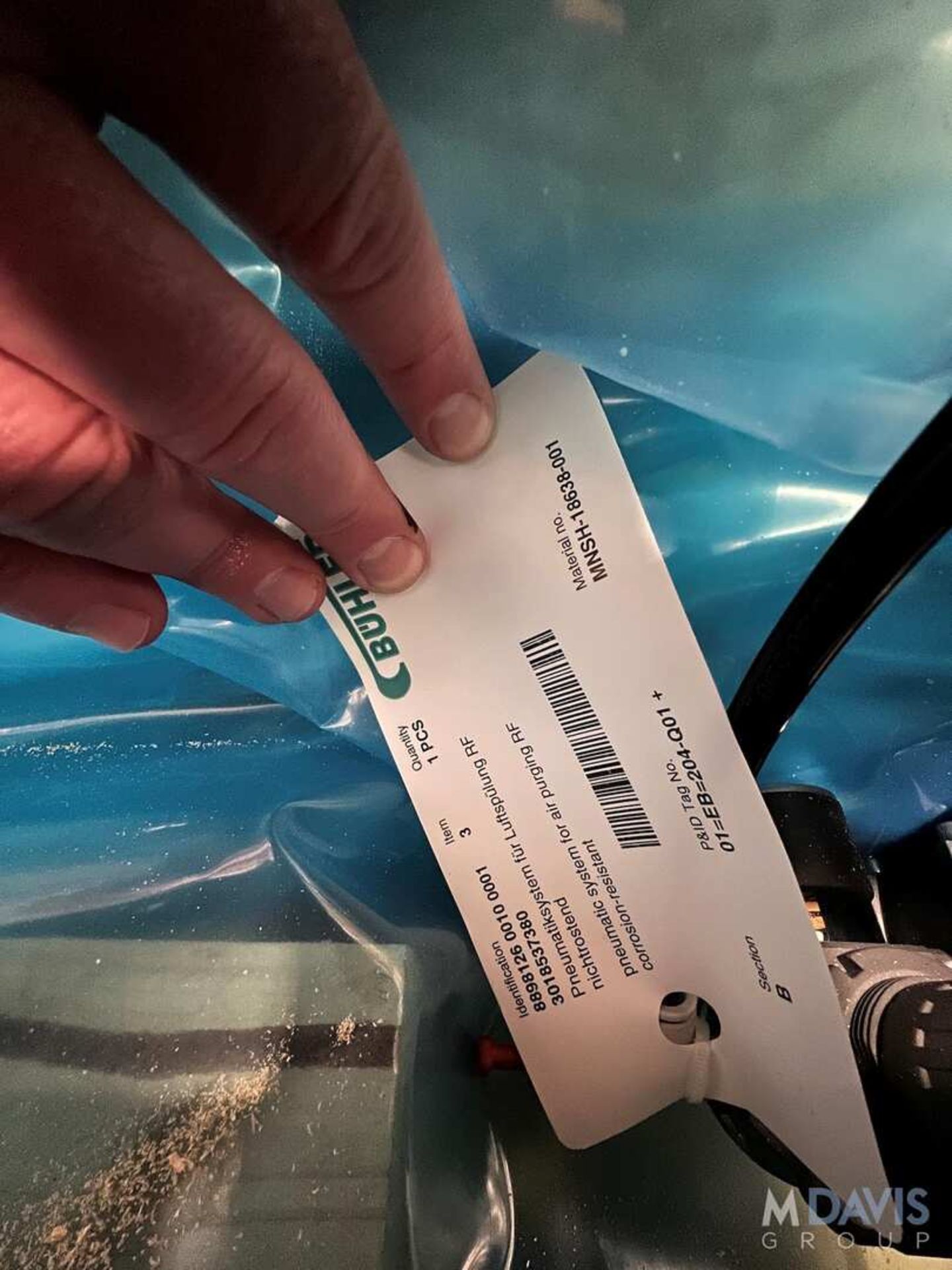 NEW BUHLER TUBULAR SCREW CONVEYOR / AUGER, MODEL MNSH 125 RF, 2020 NORD DRIVE MOTOR, TEMPERATURE SEN - Image 10 of 10