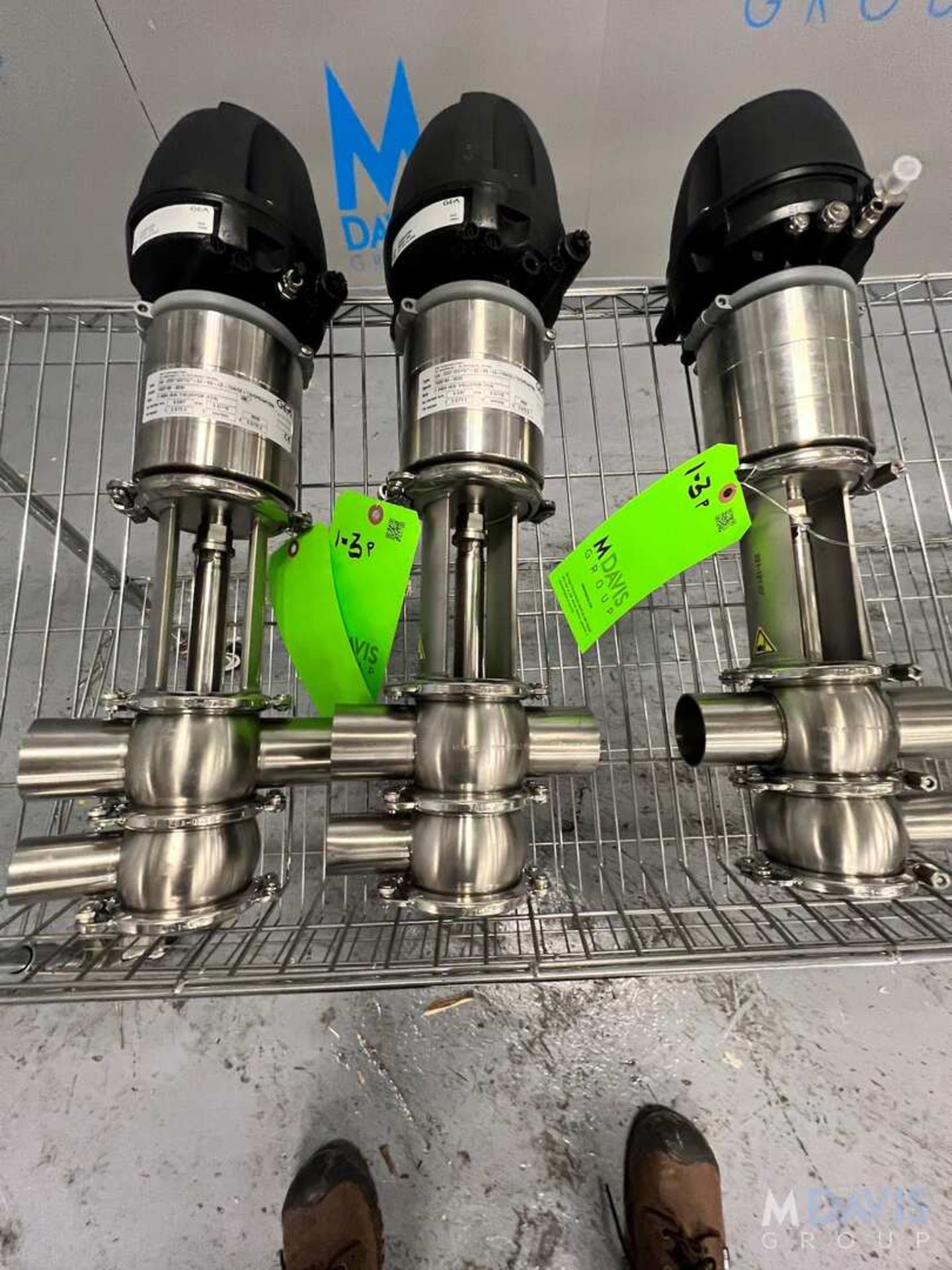 (3) NEW 2020 GEA AIR VALVES, (3) CORSS BODY TYPE, 2 IN. AND 1-1/2 IN., 316 L S/S (INVENTORY # ) (LO - Image 3 of 7