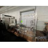 MILLARD MFG CORP S/S TOTE / BUGGY COLUMN LIFT / DUMP, S/N 112566-002, 600 LBS CAPACITY, BELIEVED TO