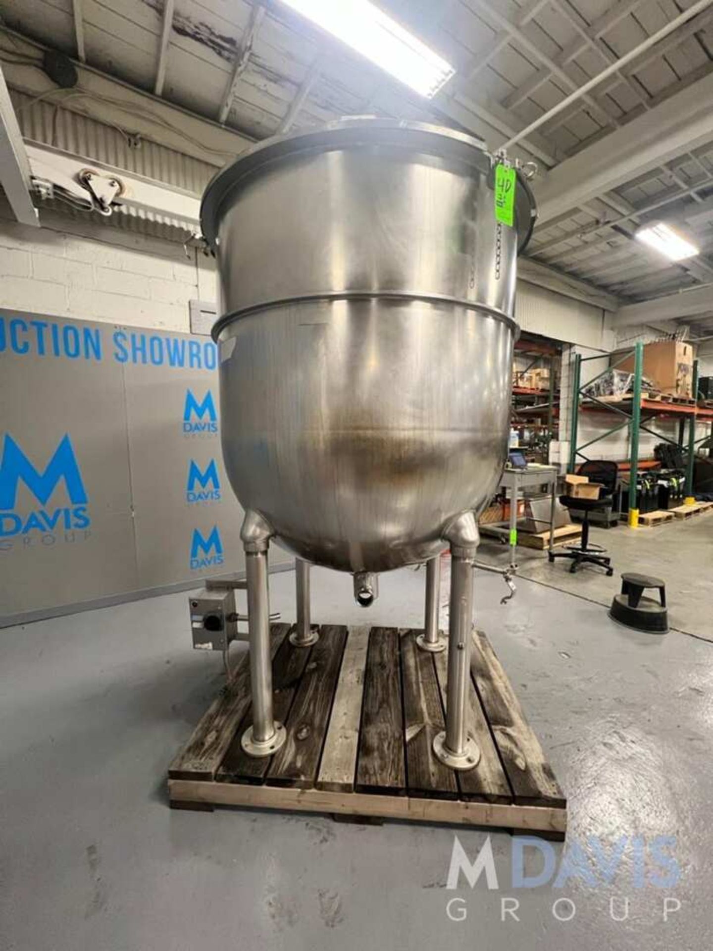GROEN 300 GALLON 316L S/S KETTLE, MODEL N-300 SP, S/N 125382, (INVENTORY # ) (LOCATED @ MDG SHOWROO - Image 6 of 10