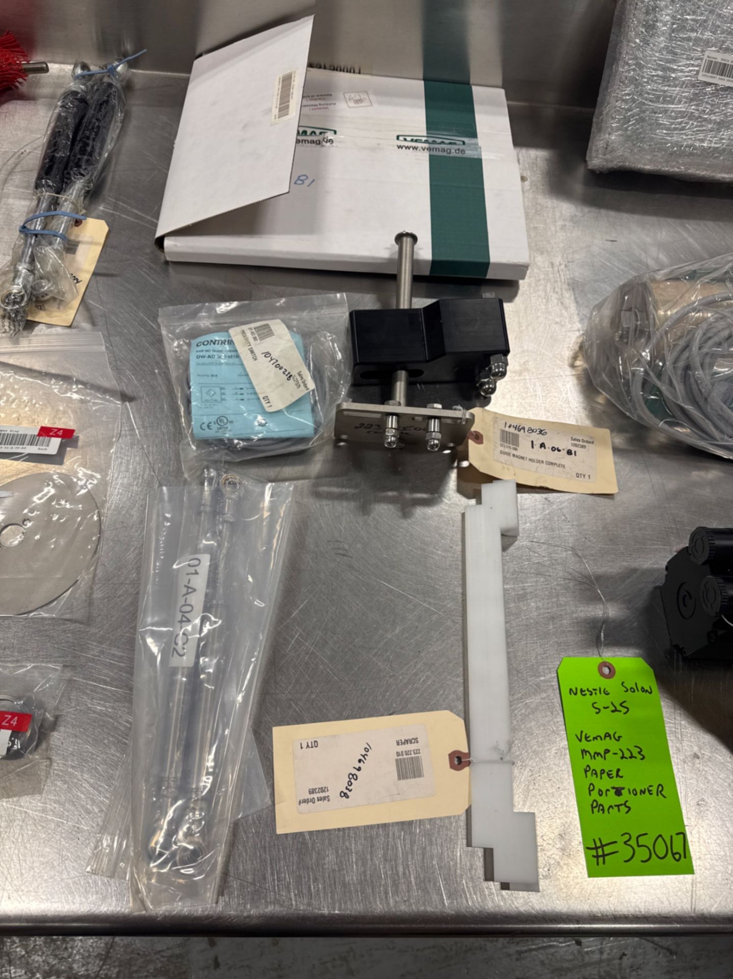 VEMAG MMP-223 PAPER PORTIONER PARTS - Image 3 of 13