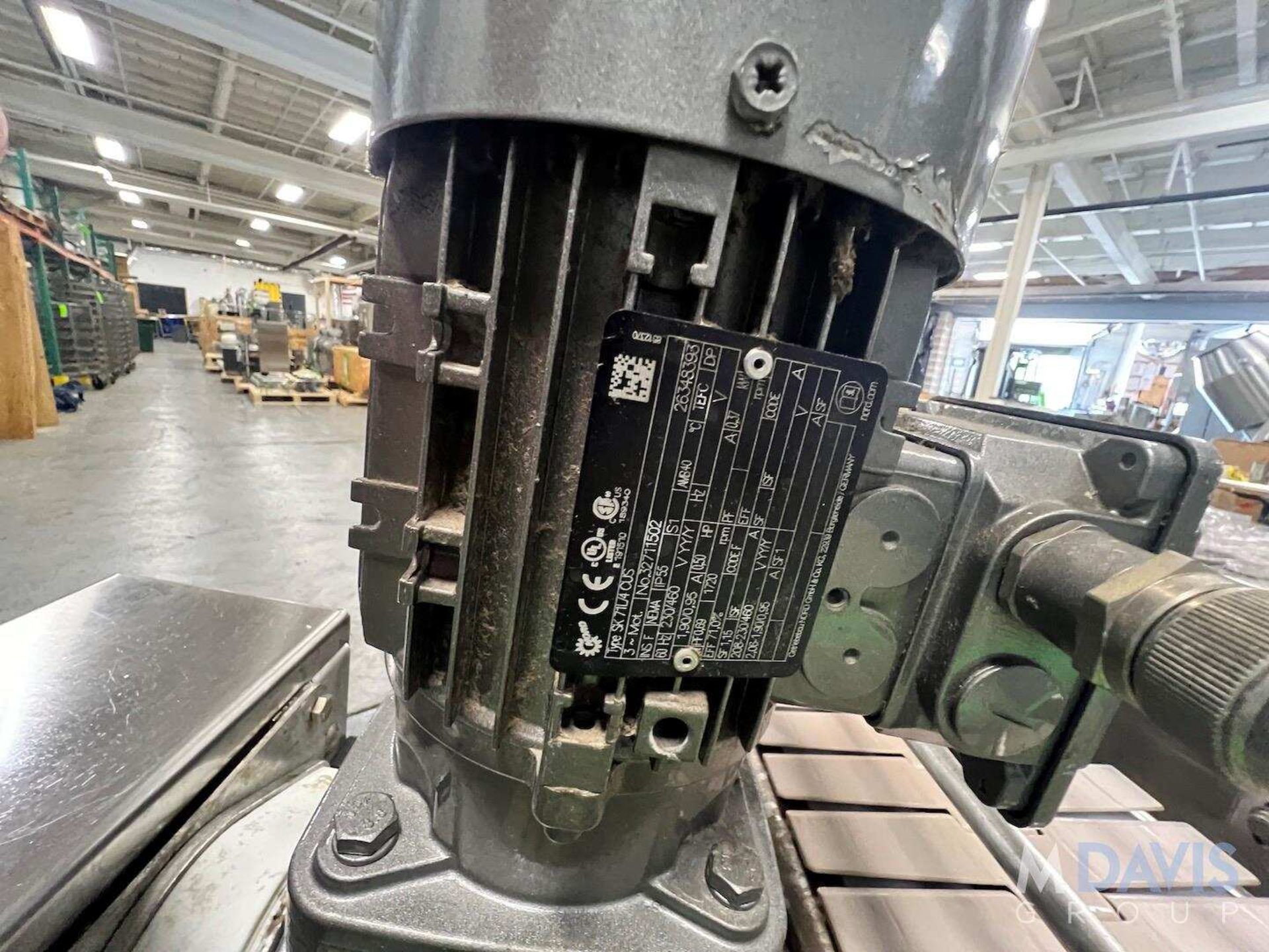 (3) SECTIONS OF CONVEYOR (2) STRAIGHT AND (1) 90 DEGREE, 90 DEGREE APPROX. 90 IN. LX 8 IN. W, STRAI - Image 15 of 25