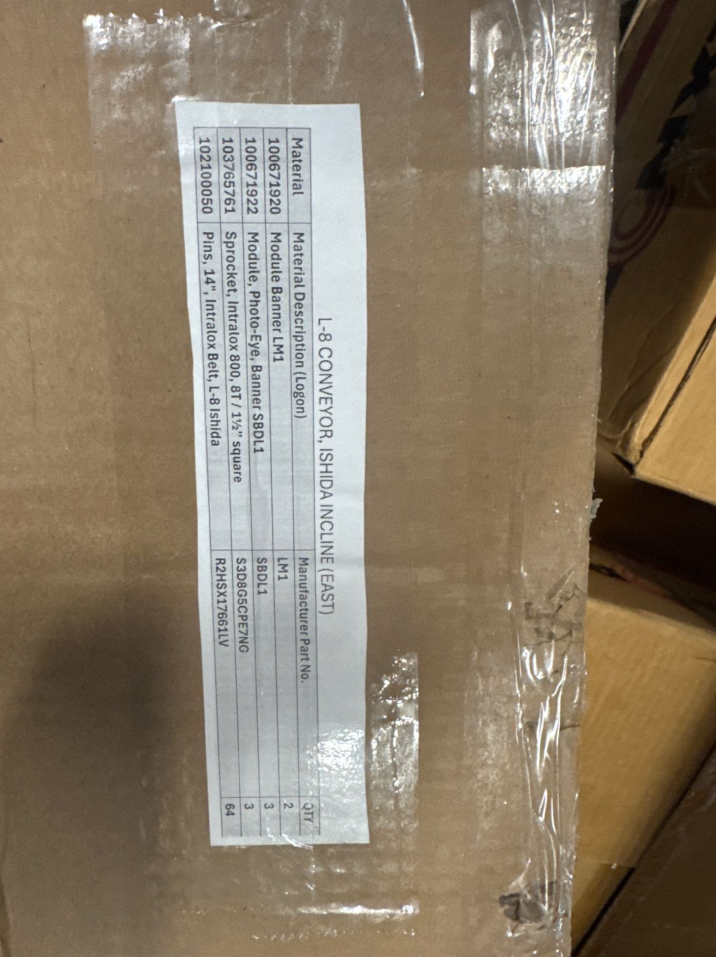 ISHIDA PARTS (LINE #8) - Image 7 of 7