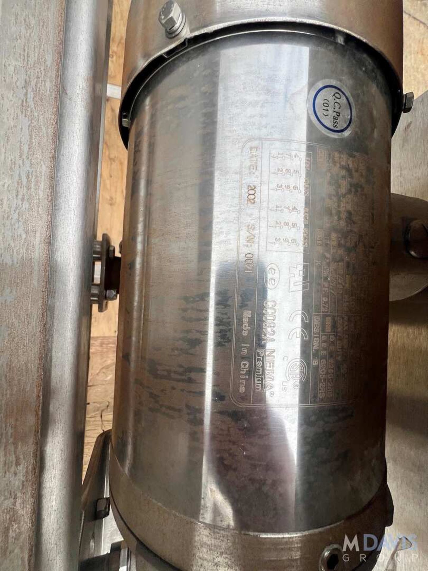 NEW BOSTON CONVEYOR AND AUTOMOTION S/S CONVEYOR WITH SWITCH, APPROX. 203 IN. L X 30 IN. W (INVENTO - Image 10 of 16