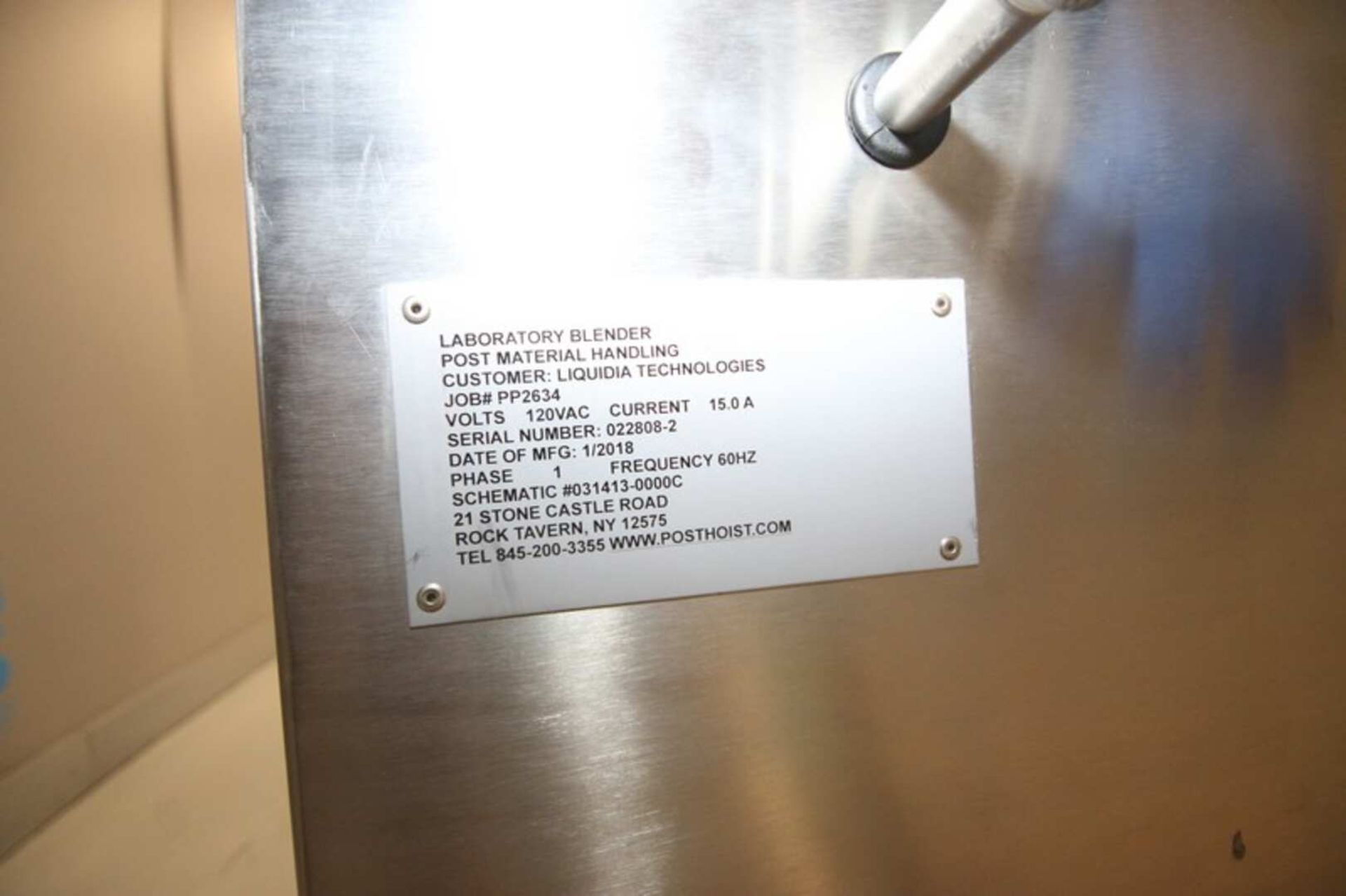 2018 Gemco S/S Laboratory Blender, S/N 022808-2, - Image 14 of 15