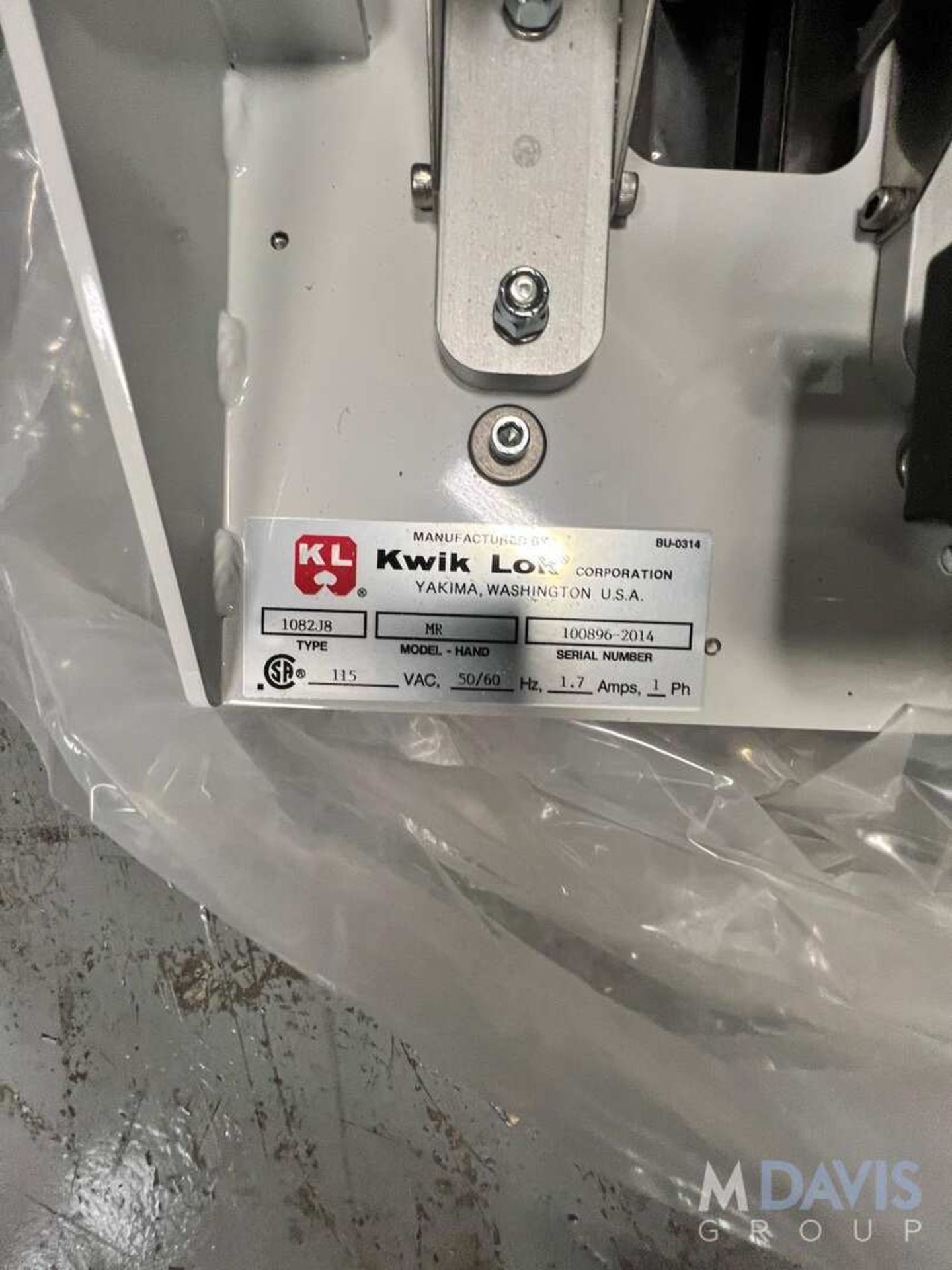 NEW KWIK LOK BAG TENSIONER / BAG CLOSER, MODEL 865, KWIK LOK BAG TENSIONER MODEL MR (INVENTORY # ) - Image 3 of 14