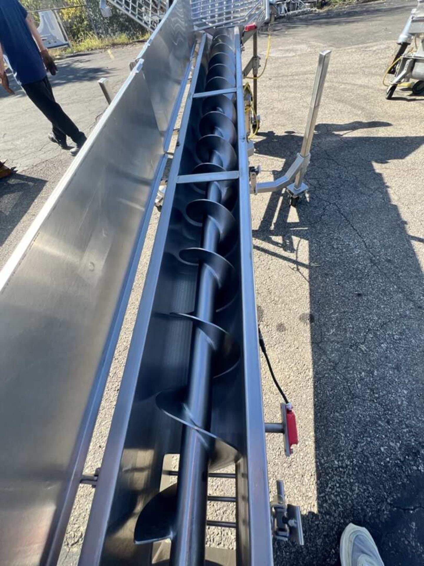 MARCHANT SCHMIDT 13 FT L PORTABLE INCLINED S/S AUGER CONVEYOR - Image 11 of 25