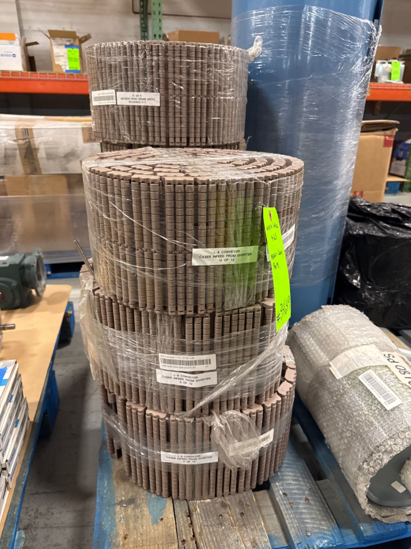 PALLET OF ASSORTED CONVEYOR PARTS - Image 2 of 7