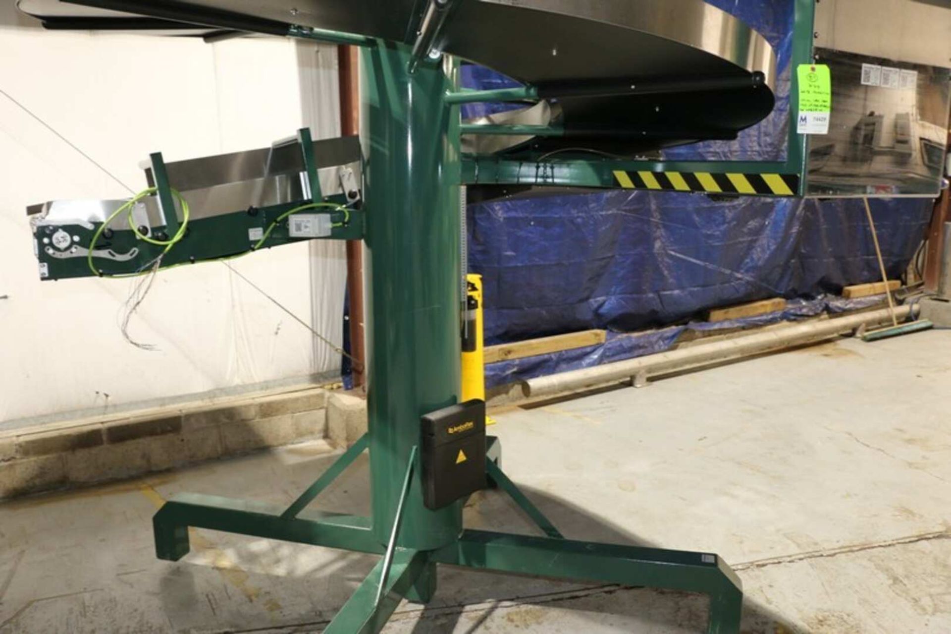 2018 Ambaflex Spiral Case Conveyor, Model SPIRALVEYOR SV, SN 60859-01, 3 Tier, 24" W Belt with Divid - Image 4 of 6