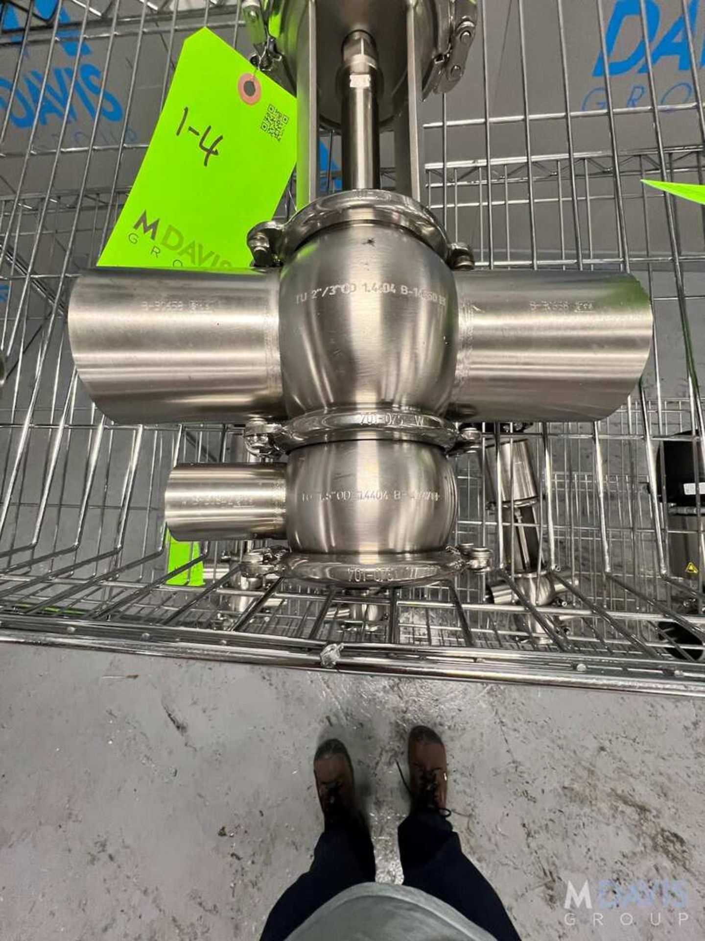 (4) NEW 2020 3-WAY AIRVALVES, CROSS BODY TYPE, 2 IN. AND 1-12 IN., 316L S/S (INVENTORY # ) (LOCATED - Image 9 of 14