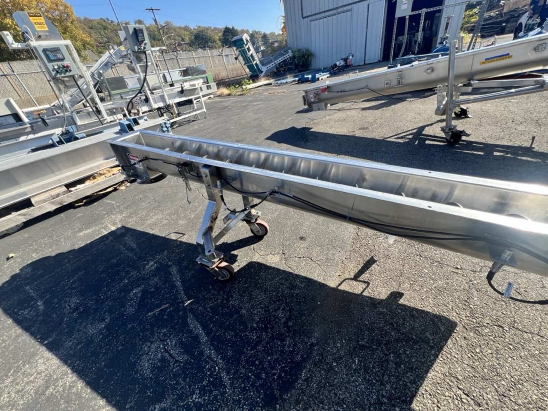 14 FT L PORTABLE INCLINED S/S AUGER CONVEYOR - Image 11 of 27